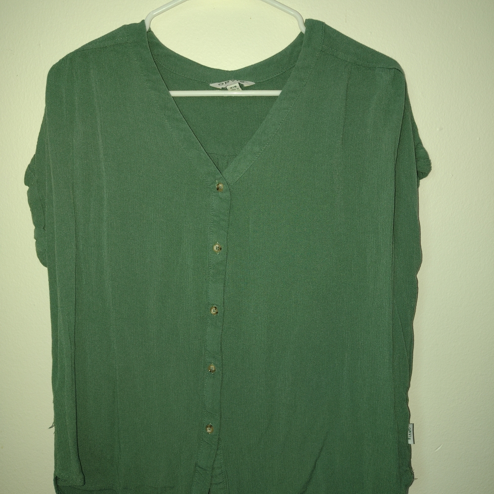 Orvis Forest Green Women's Button-Down Shirt